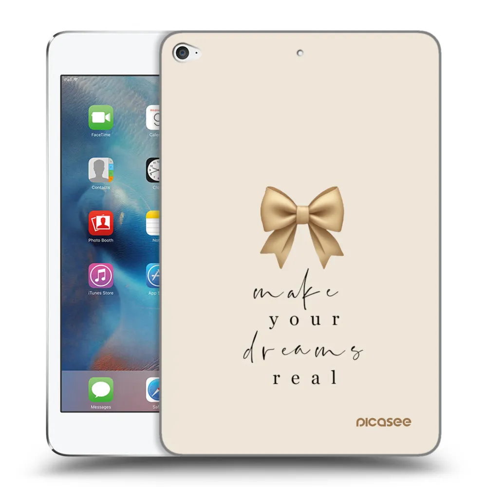 Picasee husă transparentă din silicon pentru Apple iPad mini 4 - Golden Dream