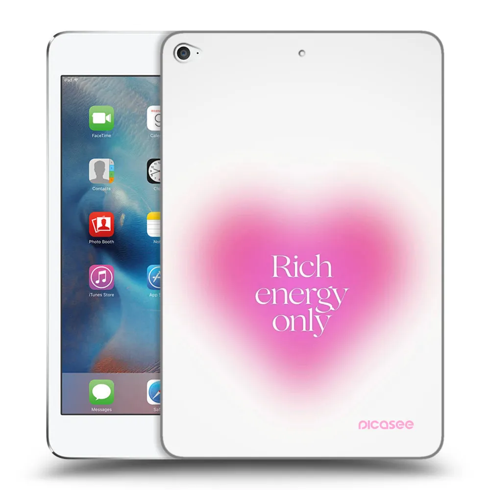 Picasee husă transparentă din silicon pentru Apple iPad mini 4 - Rich Energy
