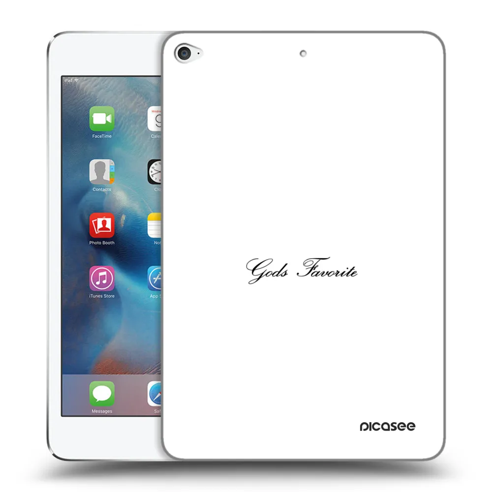 Picasee husă transparentă din silicon pentru Apple iPad mini 4 - Gods Favorite