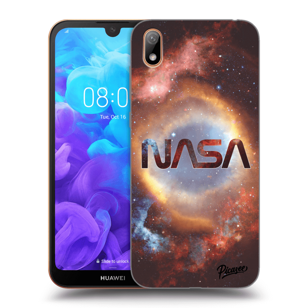 Picasee husă neagră din silicon pentru Huawei Y5 2019 - Nebula