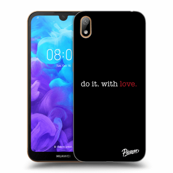 Picasee husă neagră din silicon pentru Huawei Y5 2019 - Do it. With love.