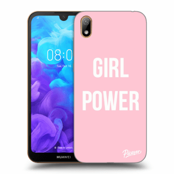 Picasee husă neagră din silicon pentru Huawei Y5 2019 - Girl power