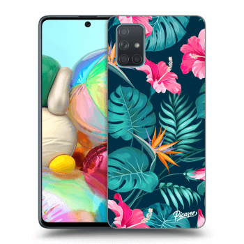 Husă pentru Samsung Galaxy A71 A715F - Pink Monstera