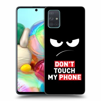 Picasee ULTIMATE CASE pentru Samsung Galaxy A71 A715F - Angry Eyes - Transparent
