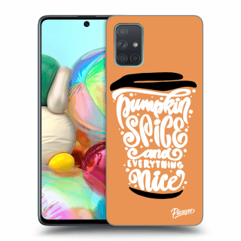 Husă pentru Samsung Galaxy A71 A715F - Pumpkin coffee