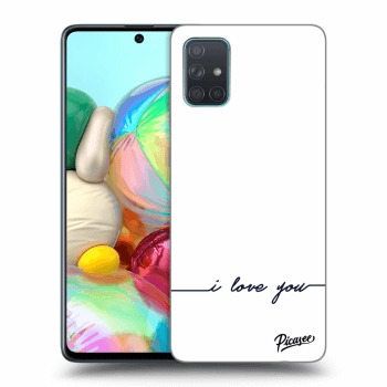 Husă pentru Samsung Galaxy A71 A715F - I love you