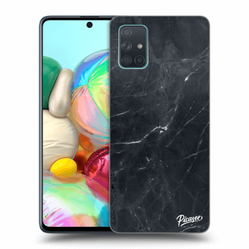 Picasee husă transparentă din silicon pentru Samsung Galaxy A71 A715F - Black marble