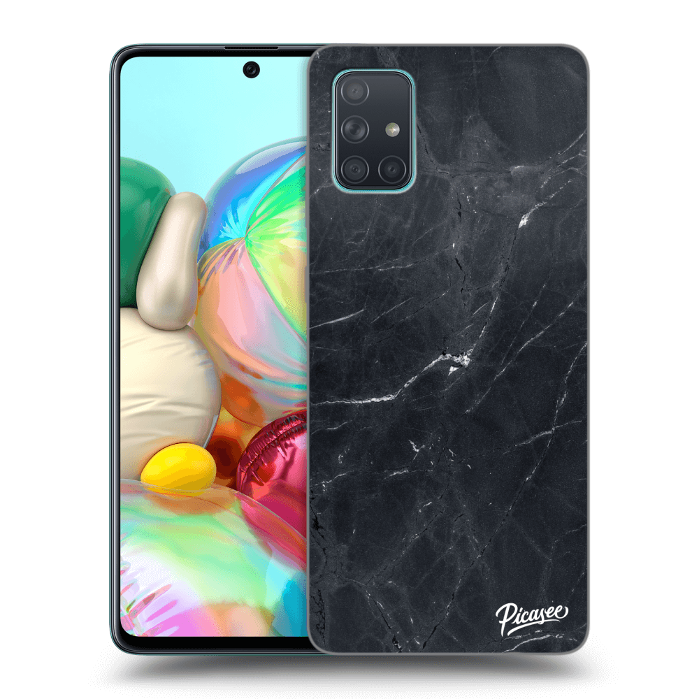 Picasee ULTIMATE CASE pentru Samsung Galaxy A71 A715F - Black marble