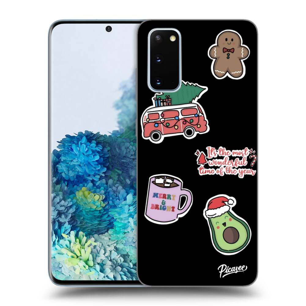 Picasee ULTIMATE CASE pentru Samsung Galaxy S20 G980F - Christmas Stickers