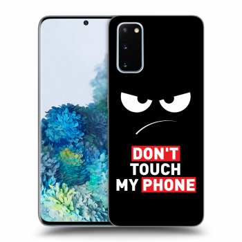 Husă pentru Samsung Galaxy S20 G980F - Angry Eyes - Transparent