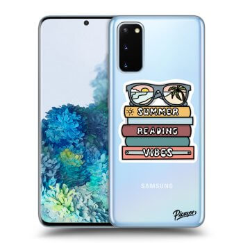 Picasee husă transparentă din silicon pentru Samsung Galaxy S20 G980F - Summer reading vibes