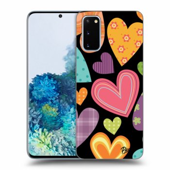 Husă pentru Samsung Galaxy S20 G980F - Colored heart