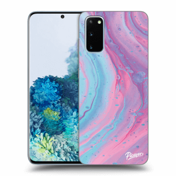 Husă pentru Samsung Galaxy S20 G980F - Pink liquid