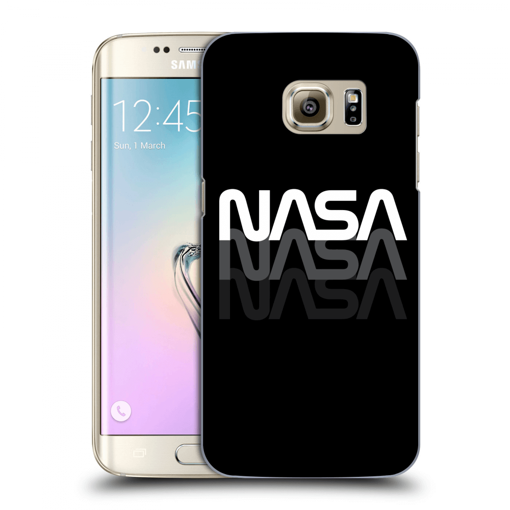 Picasee husă transparentă din silicon pentru Samsung Galaxy S7 Edge G935F - NASA Triple
