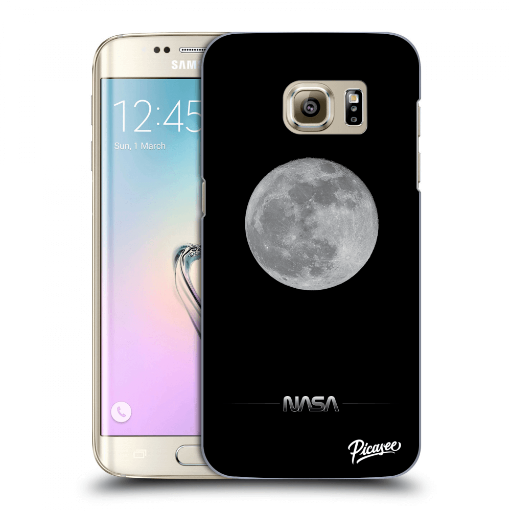 Picasee husă transparentă din silicon pentru Samsung Galaxy S7 Edge G935F - Moon Minimal