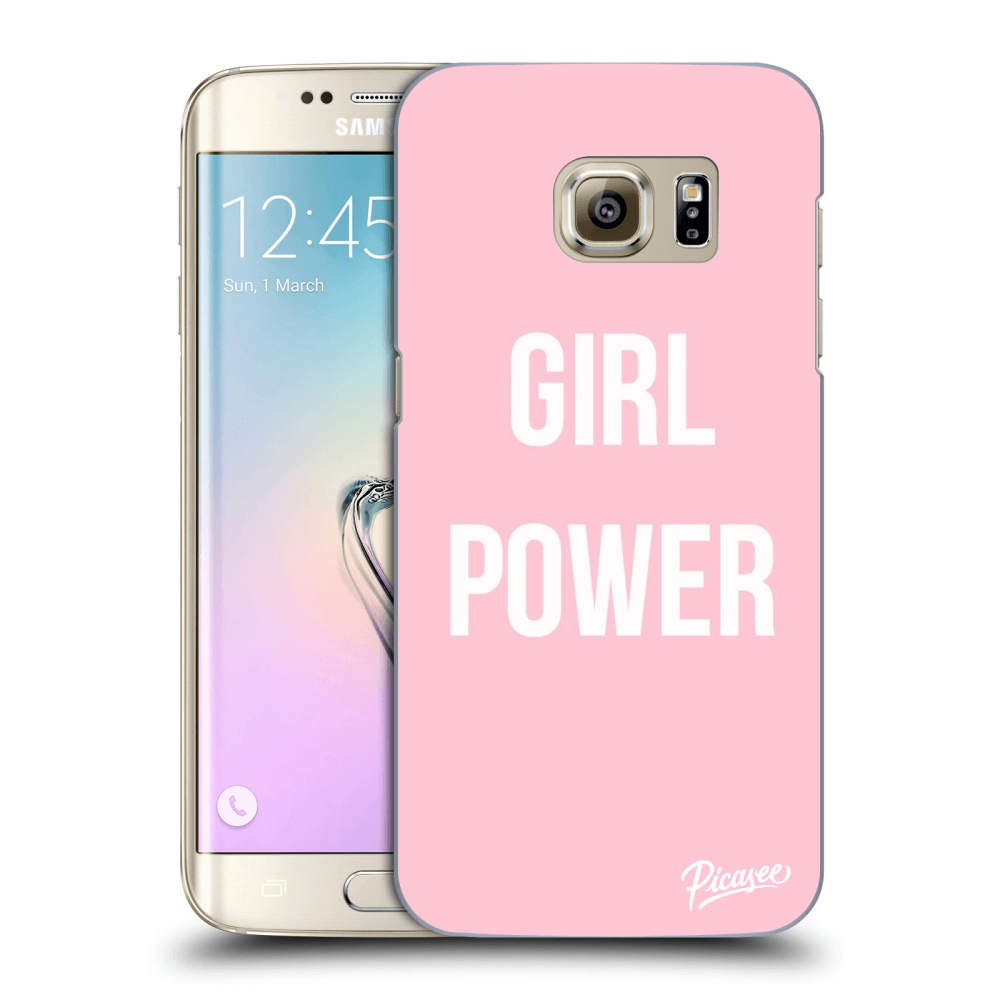 Picasee husă transparentă din silicon pentru Samsung Galaxy S7 Edge G935F - Girl power
