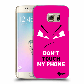 Husă pentru Samsung Galaxy S7 Edge G935F - Evil Eye - Pink
