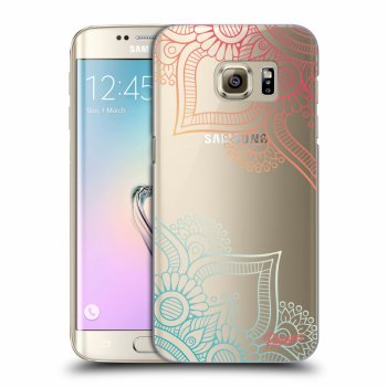 Picasee husă transparentă din silicon pentru Samsung Galaxy S7 Edge G935F - Flowers pattern