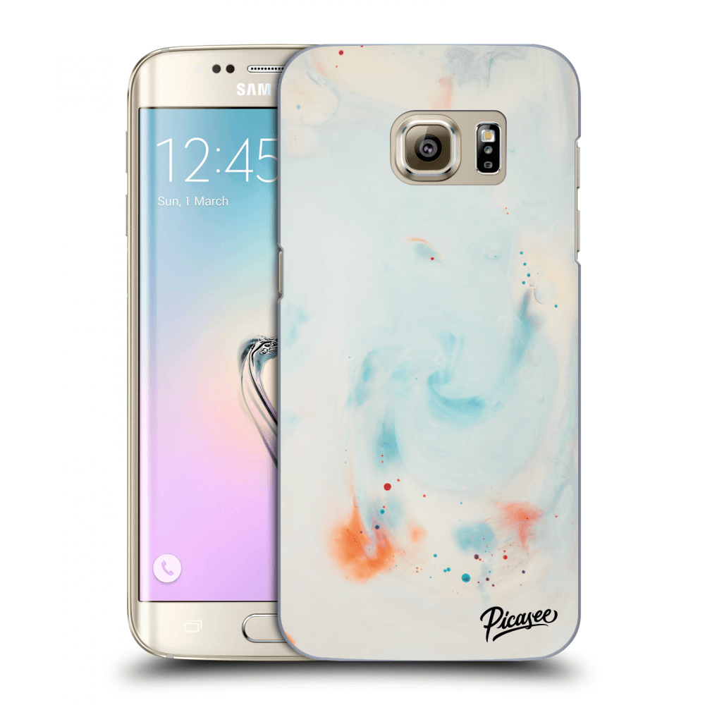 Picasee husă transparentă din silicon pentru Samsung Galaxy S7 Edge G935F - Splash