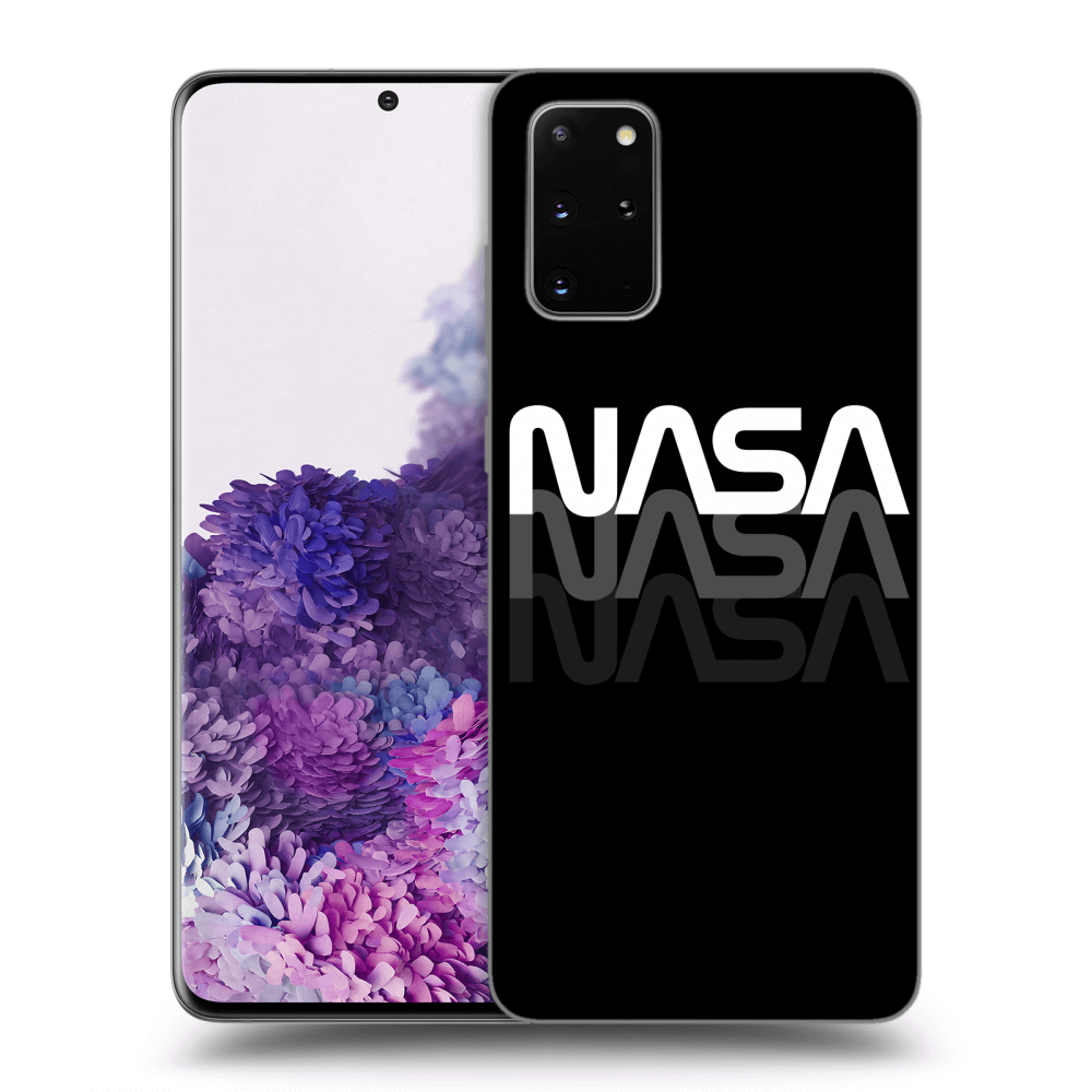 Picasee husă neagră din silicon pentru Samsung Galaxy S20+ G985F - NASA Triple
