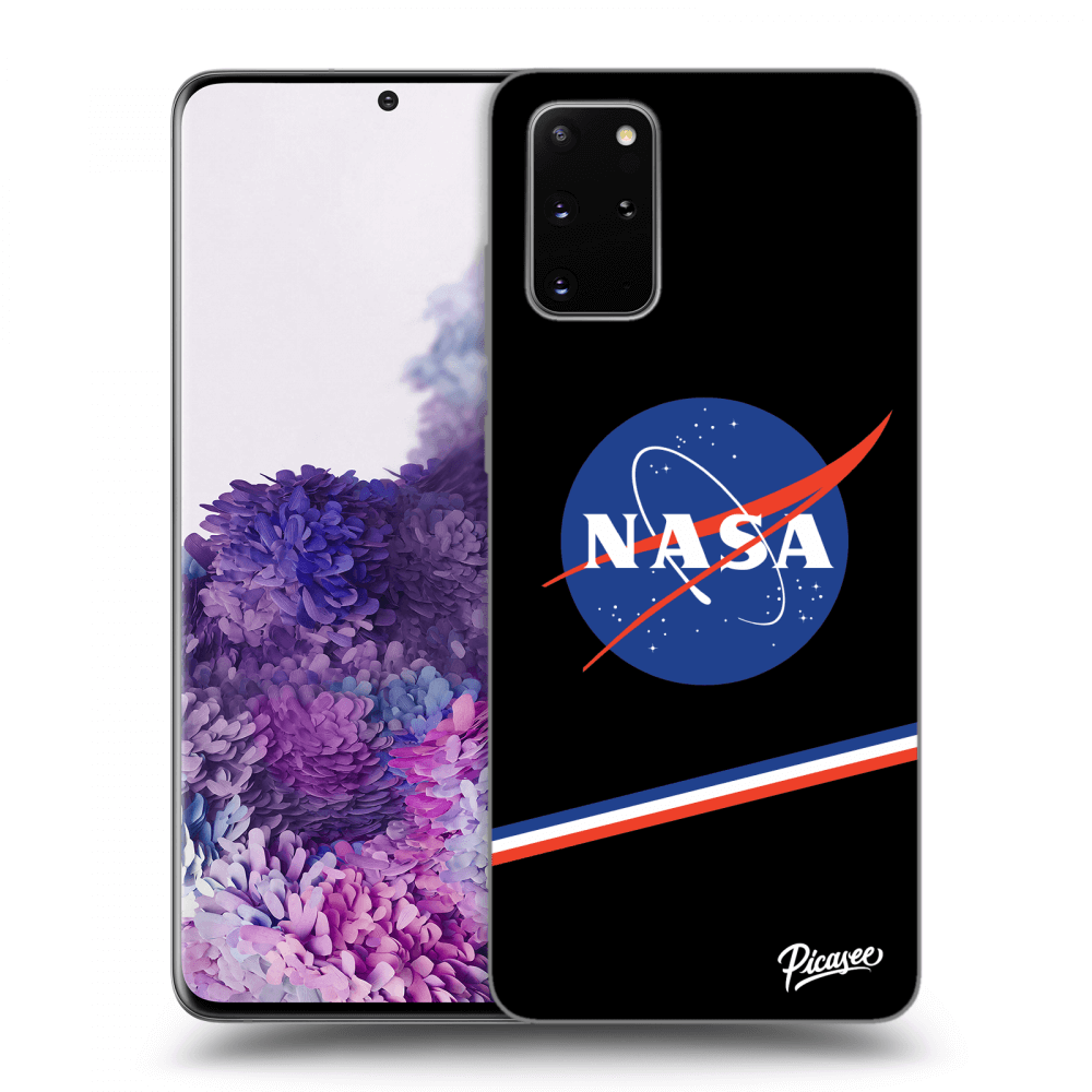 Picasee husă neagră din silicon pentru Samsung Galaxy S20+ G985F - NASA Original