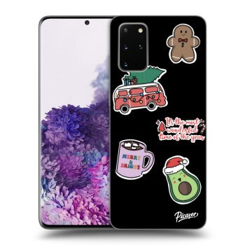 Husă pentru Samsung Galaxy S20+ G985F - Christmas Stickers