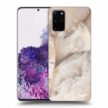 Picasee husă transparentă din silicon pentru Samsung Galaxy S20+ G985F - Cream marble