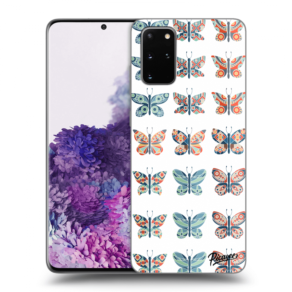 Picasee husă transparentă din silicon pentru Samsung Galaxy S20+ G985F - Butterflies