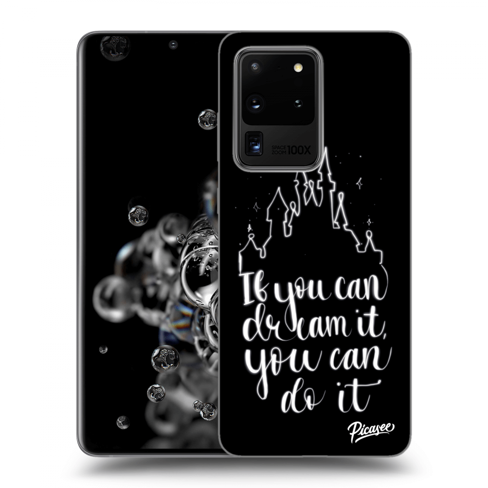 Picasee husă neagră din silicon pentru Samsung Galaxy S20 Ultra 5G G988F - Dream