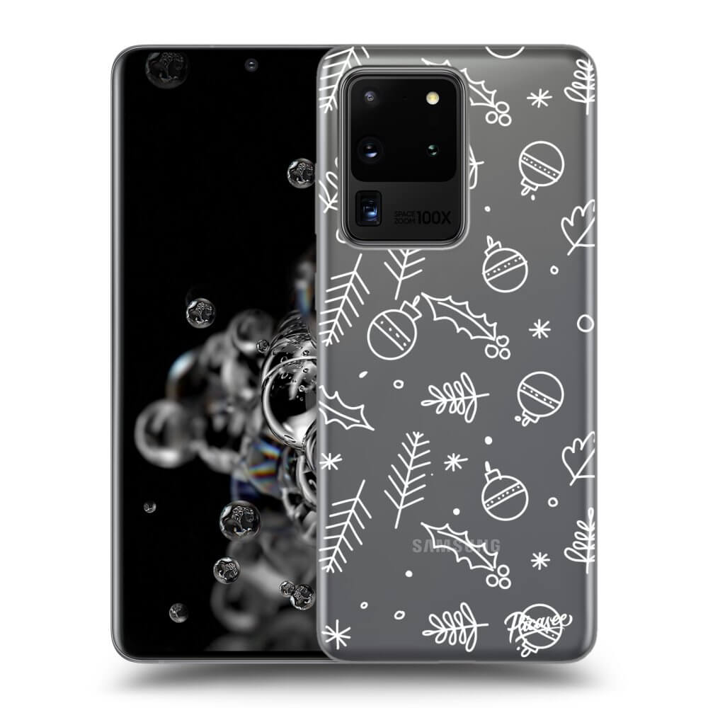 Picasee husă transparentă din silicon pentru Samsung Galaxy S20 Ultra 5G G988F - Mistletoe