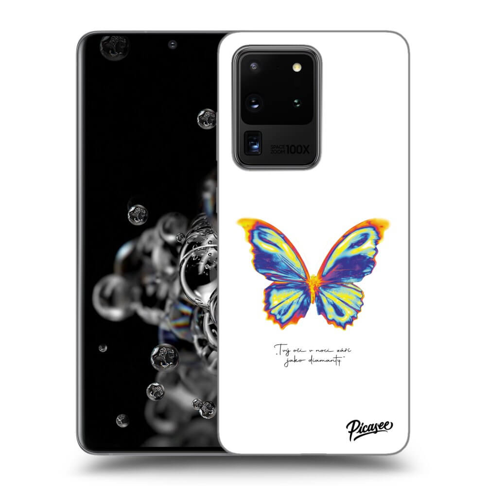 Picasee husă transparentă din silicon pentru Samsung Galaxy S20 Ultra 5G G988F - Diamanty White