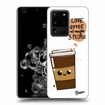Picasee ULTIMATE CASE pentru Samsung Galaxy S20 Ultra 5G G988F - Cute coffee