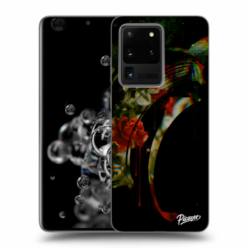 Picasee husă transparentă din silicon pentru Samsung Galaxy S20 Ultra 5G G988F - Roses black