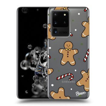 Picasee husă transparentă din silicon pentru Samsung Galaxy S20 Ultra 5G G988F - Gingerbread