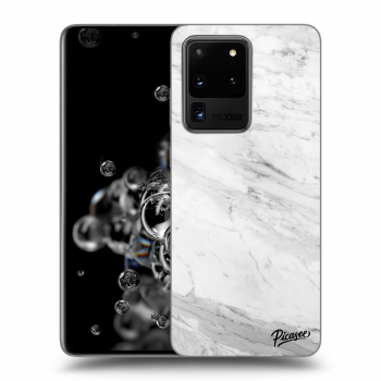 Picasee ULTIMATE CASE pentru Samsung Galaxy S20 Ultra 5G G988F - White marble