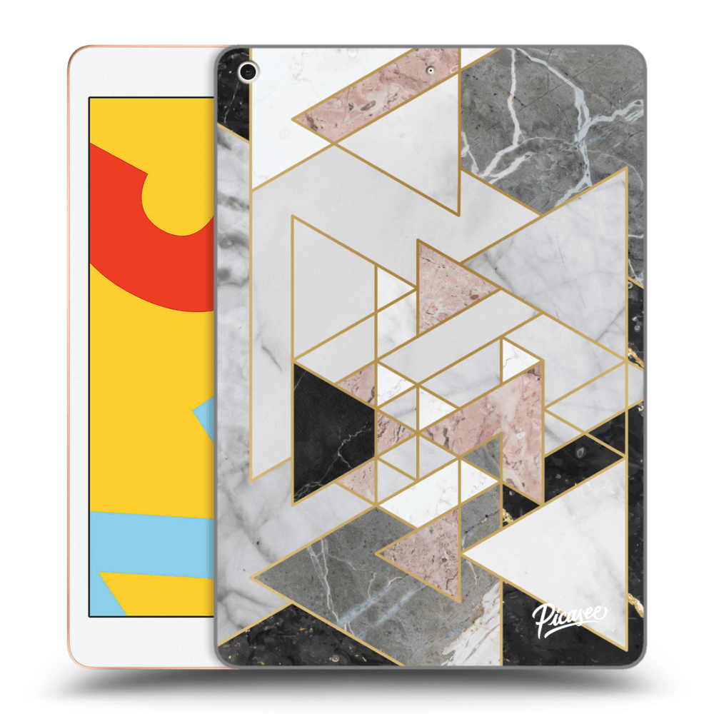 Picasee husă transparentă din silicon pentru Apple iPad 10.2" 2019 (7. gen) - Light geometry
