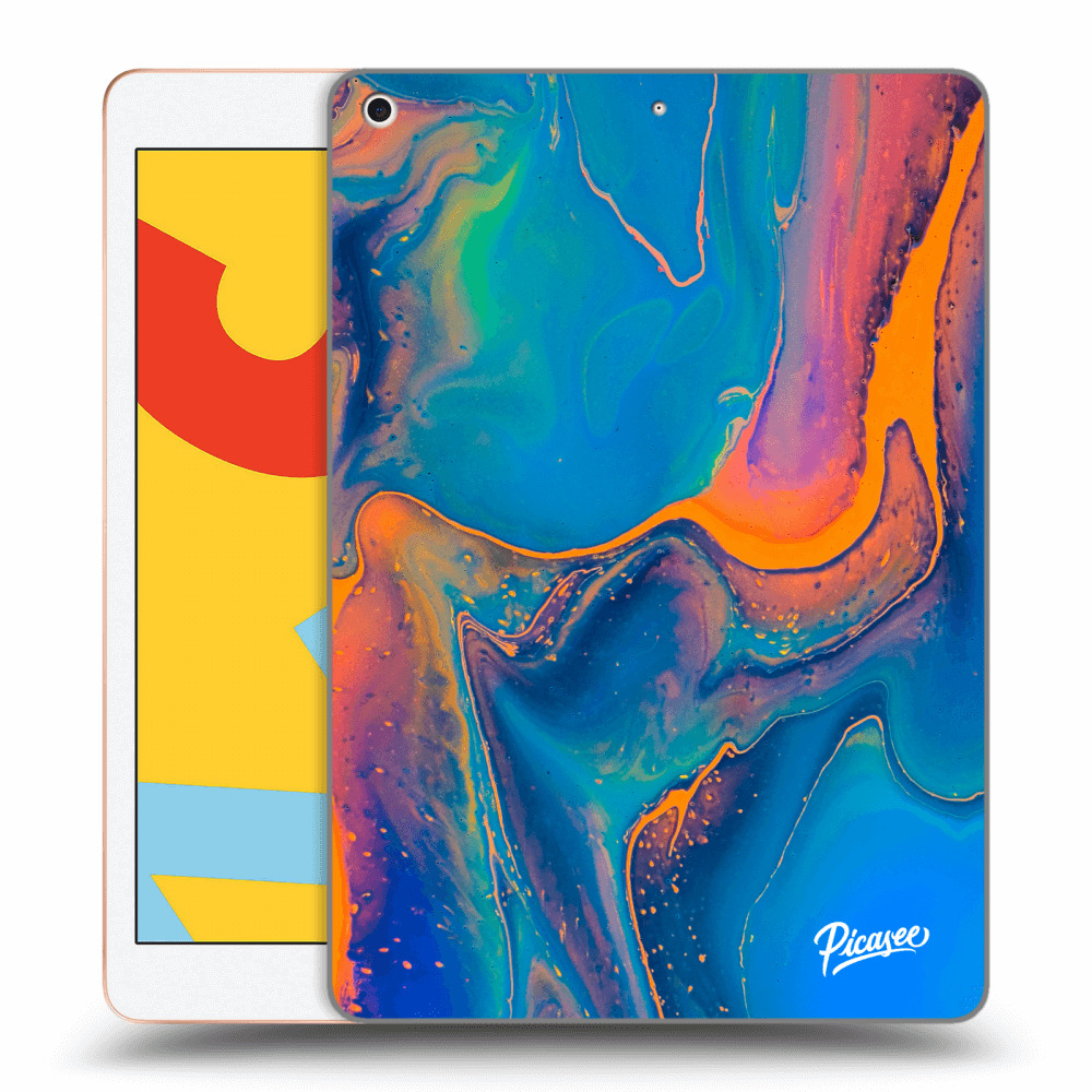 Picasee husă transparentă din silicon pentru Apple iPad 10.2" 2019 (7. gen) - Rainbow