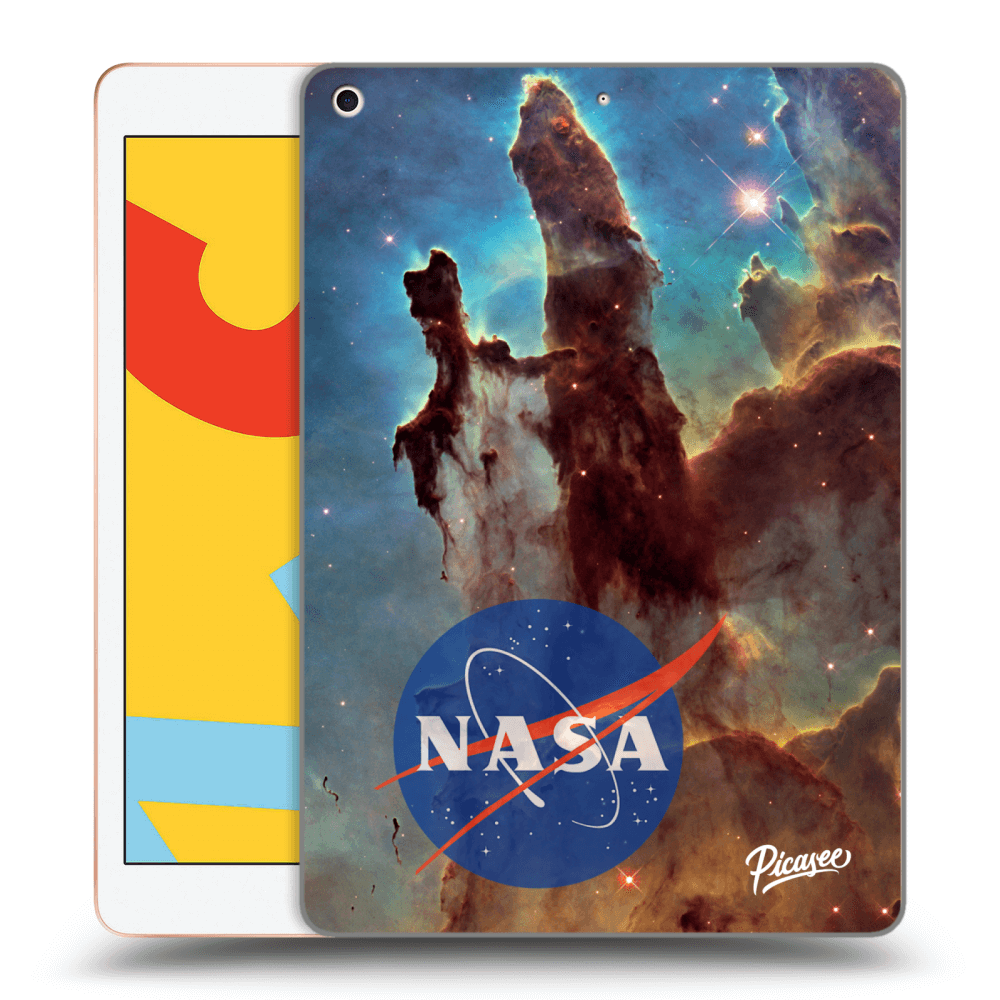 Picasee husă transparentă din silicon pentru Apple iPad 10.2" 2019 (7. gen) - Eagle Nebula