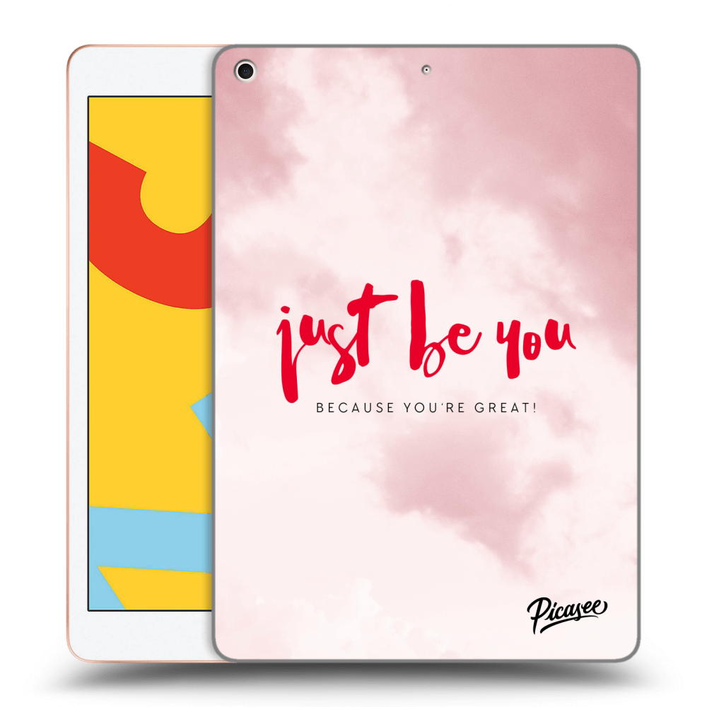 Picasee husă transparentă din silicon pentru Apple iPad 10.2" 2019 (7. gen) - Just be you