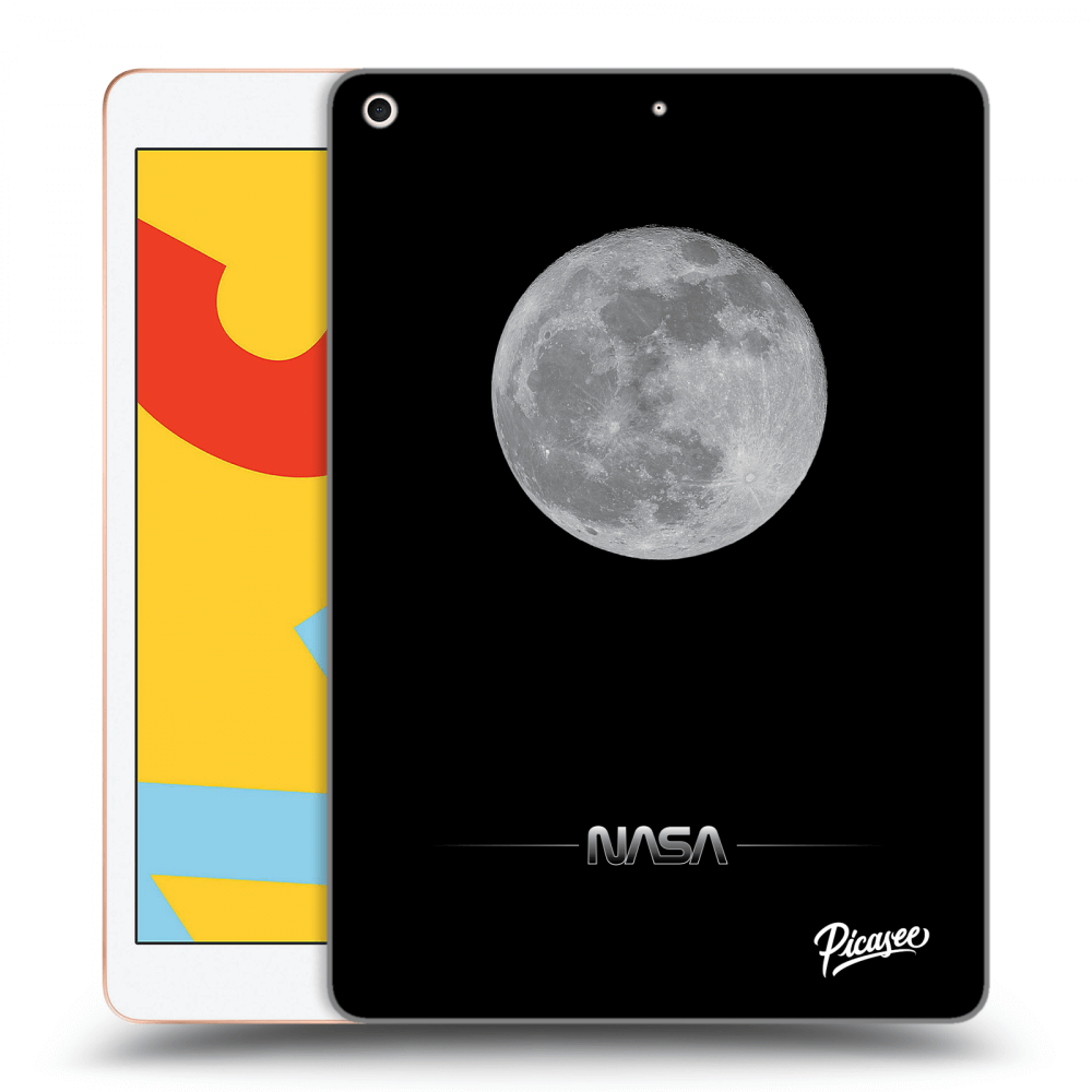 Picasee husă transparentă din silicon pentru Apple iPad 10.2" 2019 (7. gen) - Moon Minimal