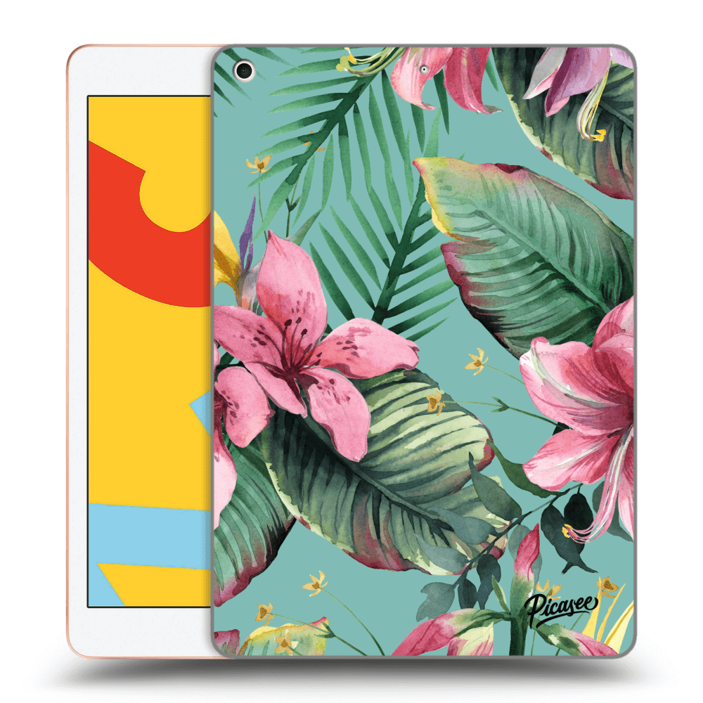 Picasee husă neagră din silicon pentru Apple iPad 10.2" 2019 (7. gen) - Hawaii