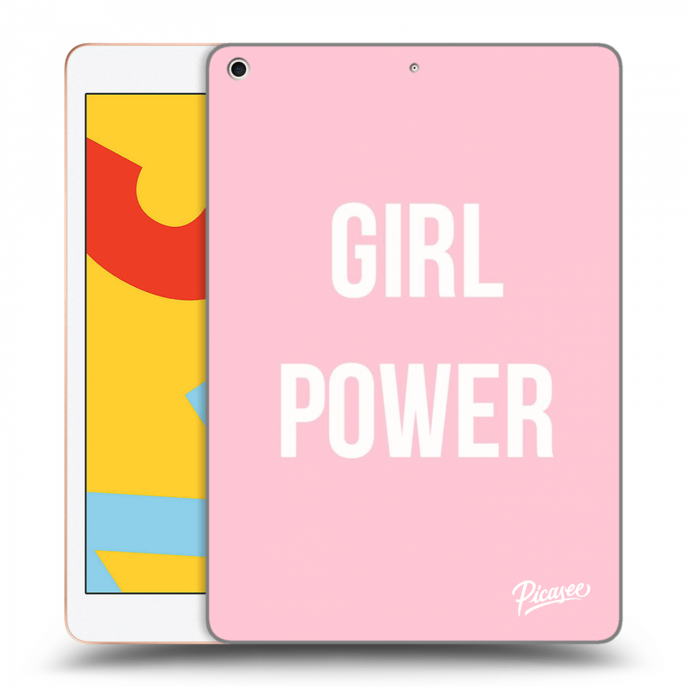 Picasee husă transparentă din silicon pentru Apple iPad 10.2" 2019 (7. gen) - Girl power