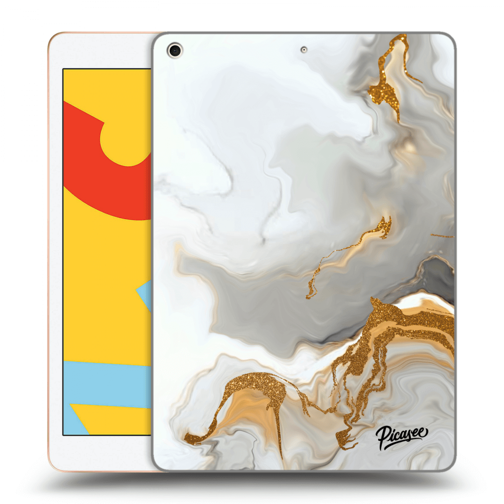 Picasee husă neagră din silicon pentru Apple iPad 10.2" 2019 (7. gen) - Her