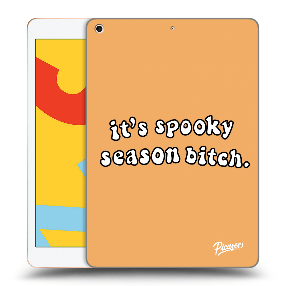 Picasee husă transparentă din silicon pentru Apple iPad 10.2" 2019 (7. gen) - Spooky season