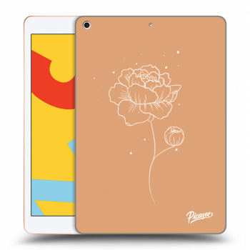 Picasee husă transparentă din silicon pentru Apple iPad 10.2" 2019 (7. gen) - Peonies
