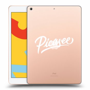 Picasee husă transparentă din silicon pentru Apple iPad 10.2" 2019 (7. gen) - Picasee - White
