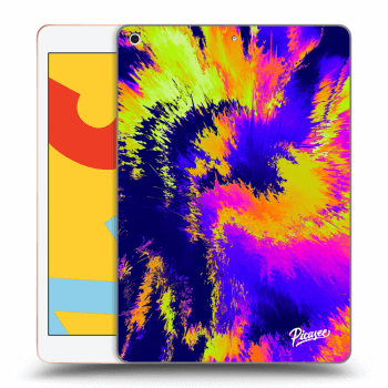 Picasee husă neagră din silicon pentru Apple iPad 10.2" 2019 (7. gen) - Burn