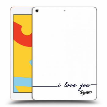 Husă pentru Apple iPad 10.2" 2019 (7. gen) - I love you