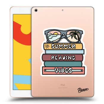 Picasee husă transparentă din silicon pentru Apple iPad 10.2" 2019 (7. gen) - Summer reading vibes