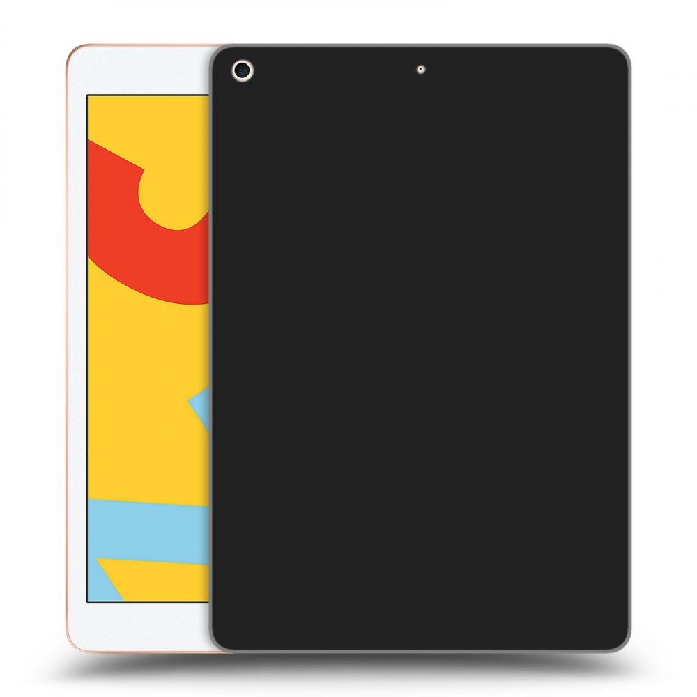 Picasee husă neagră din silicon pentru Apple iPad 10.2" 2019 (7. gen) - Clear